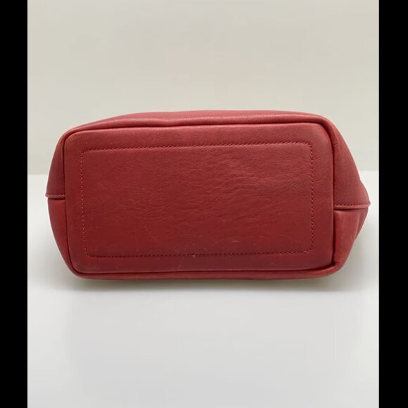 Coach legacy mini vintage red leather mini market tote RARE in great condition - Picture 5 of 8